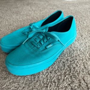 Turquoise Vans for Spring!